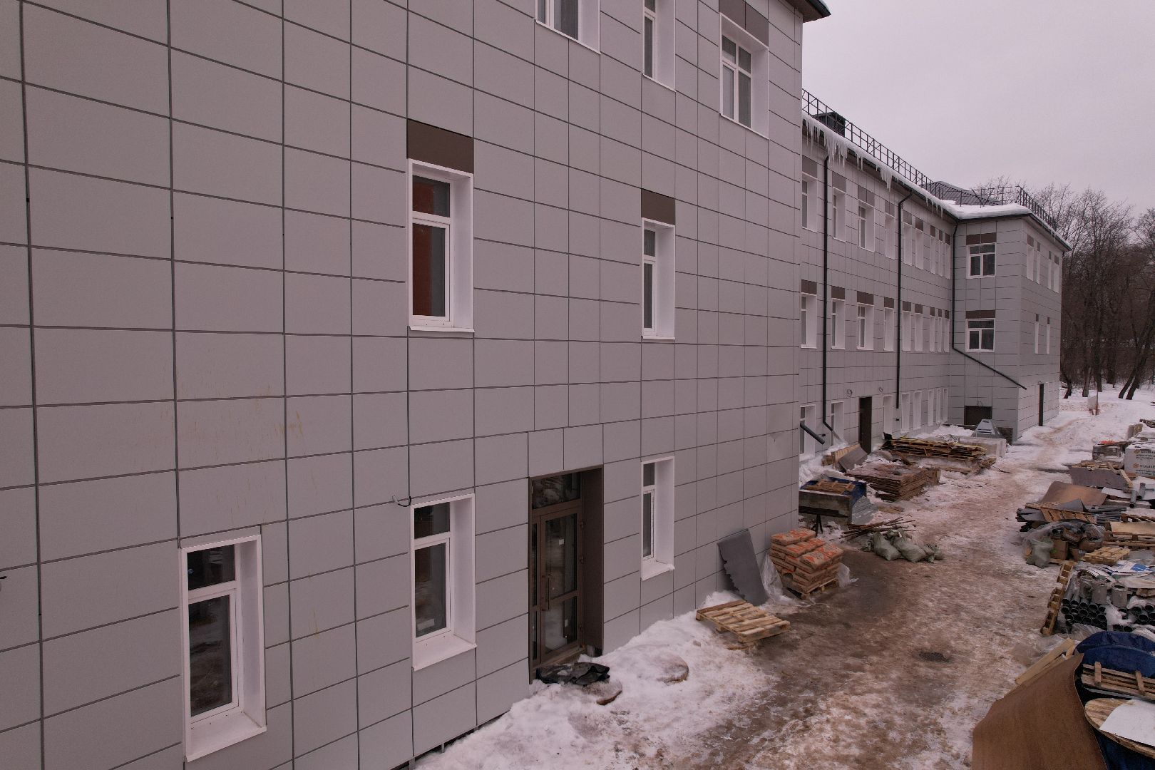 видео с коптера, ремонт, больница, ступино,