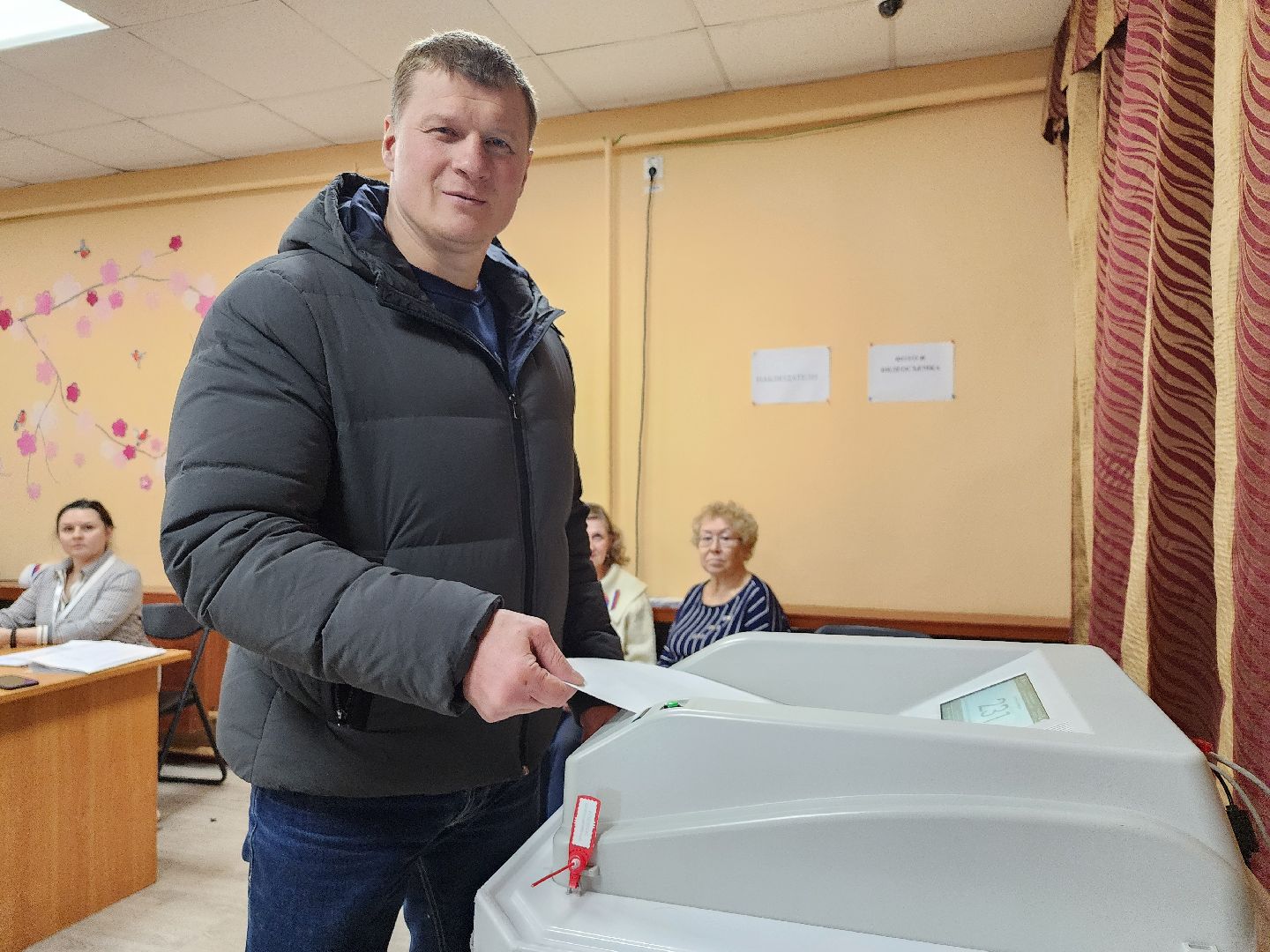 чехов, подмосковье, поветкин, выборы президента, голосование 2024, выборы, выборы 2024, выборы президента 2024, выборы президента россии,