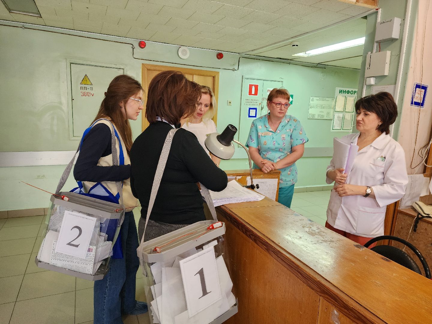 красноармейск, г.о. пушкинский, выборы президента рф, медики голосуют,