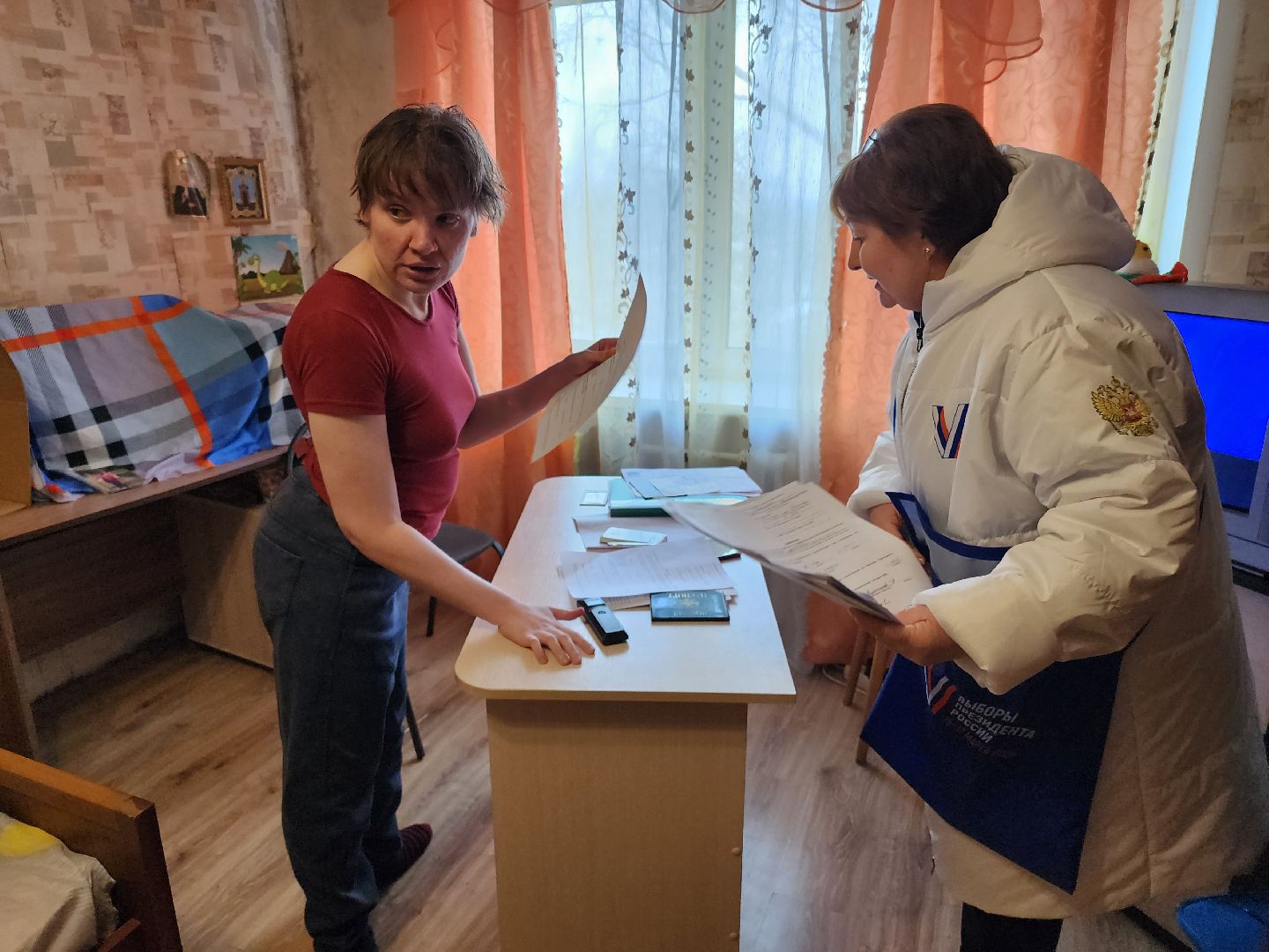 выборы 2024, выборы президента рф, голосование на дому,