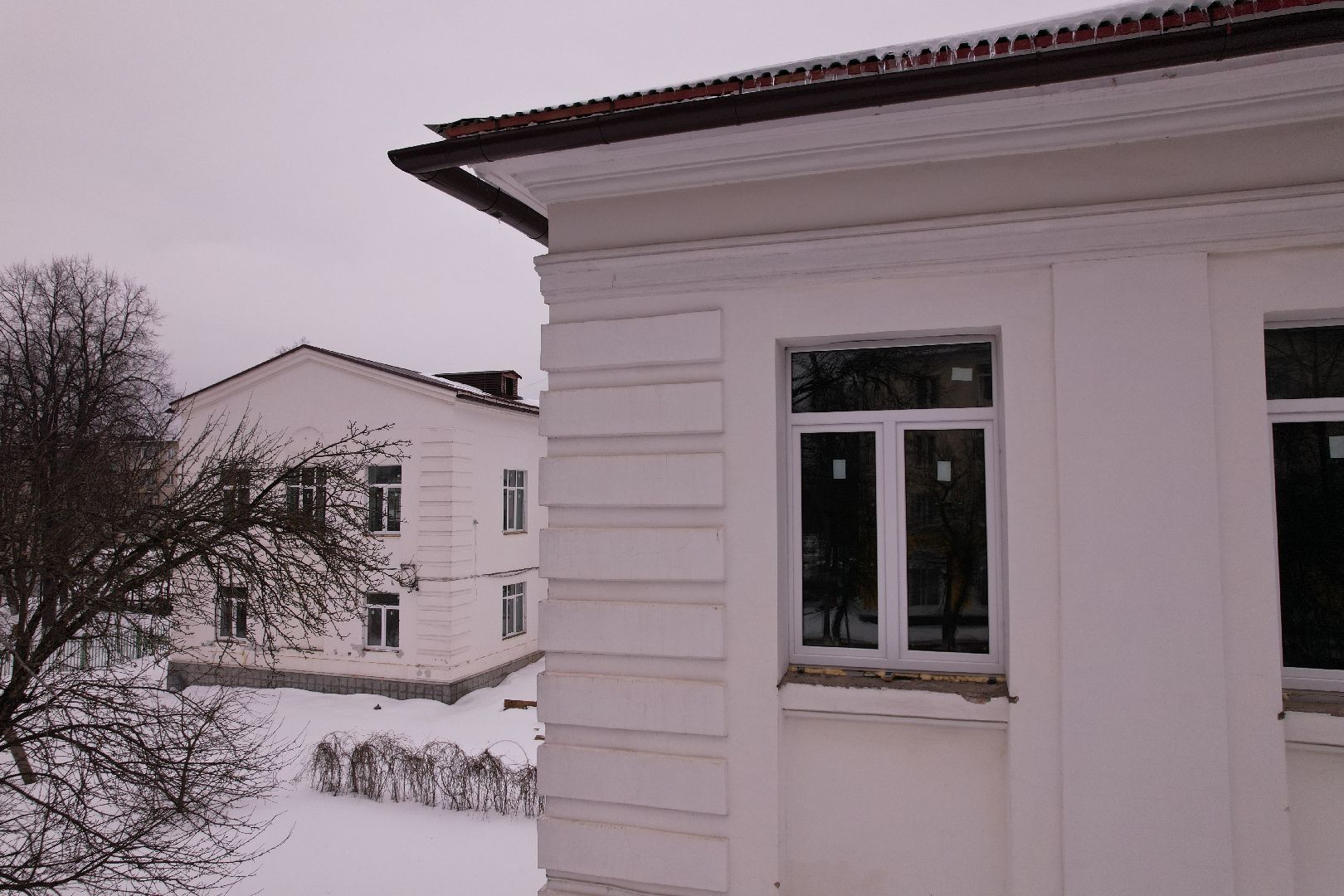 видео с коптера, ступино, ремонт, школа,