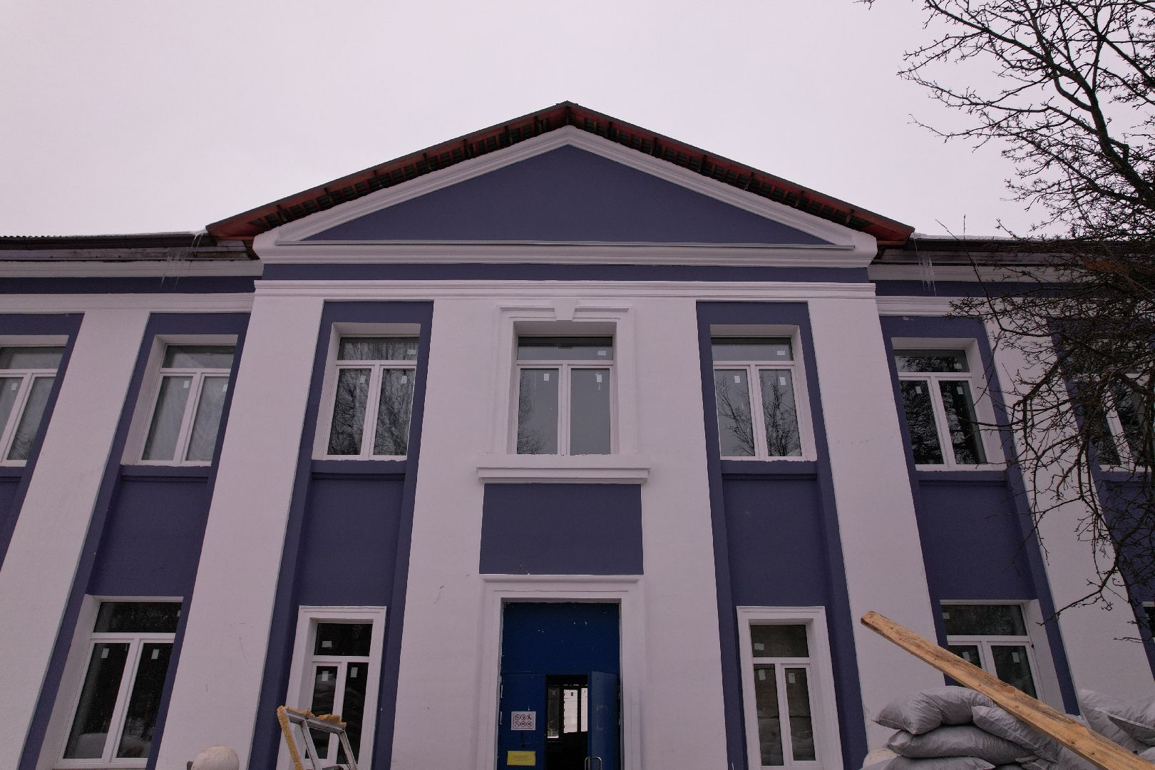 видео с коптера, ступино, ремонт, школа,