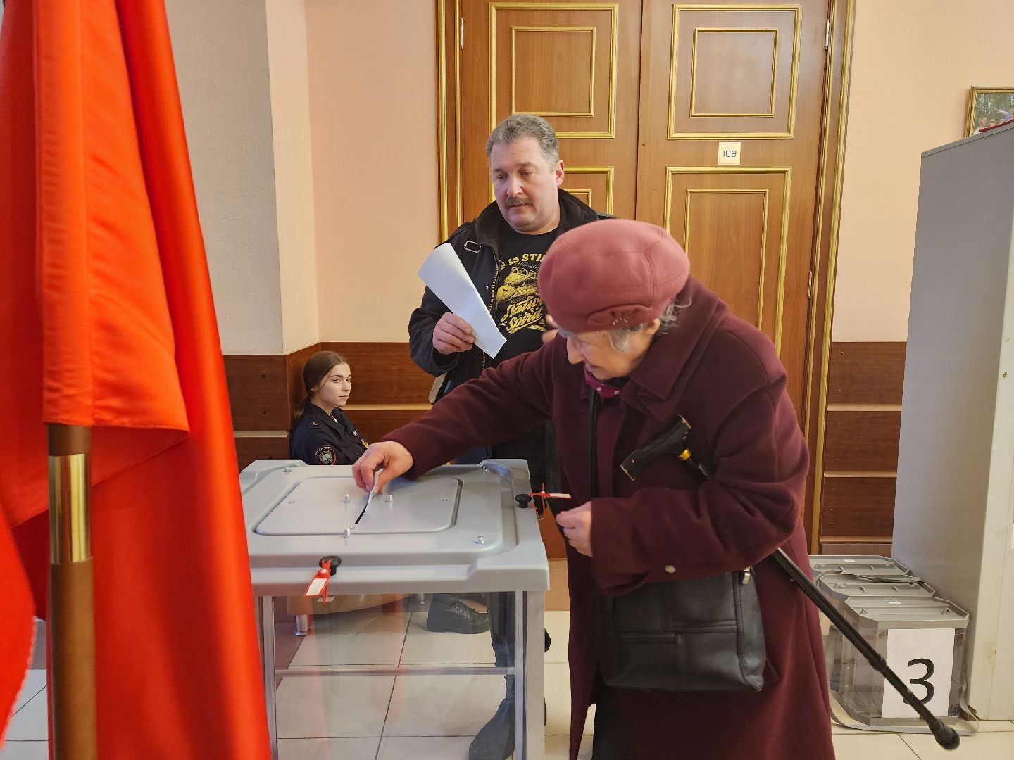 пушкино, выборы президента 2024, ветеран труда, голосование 2024,