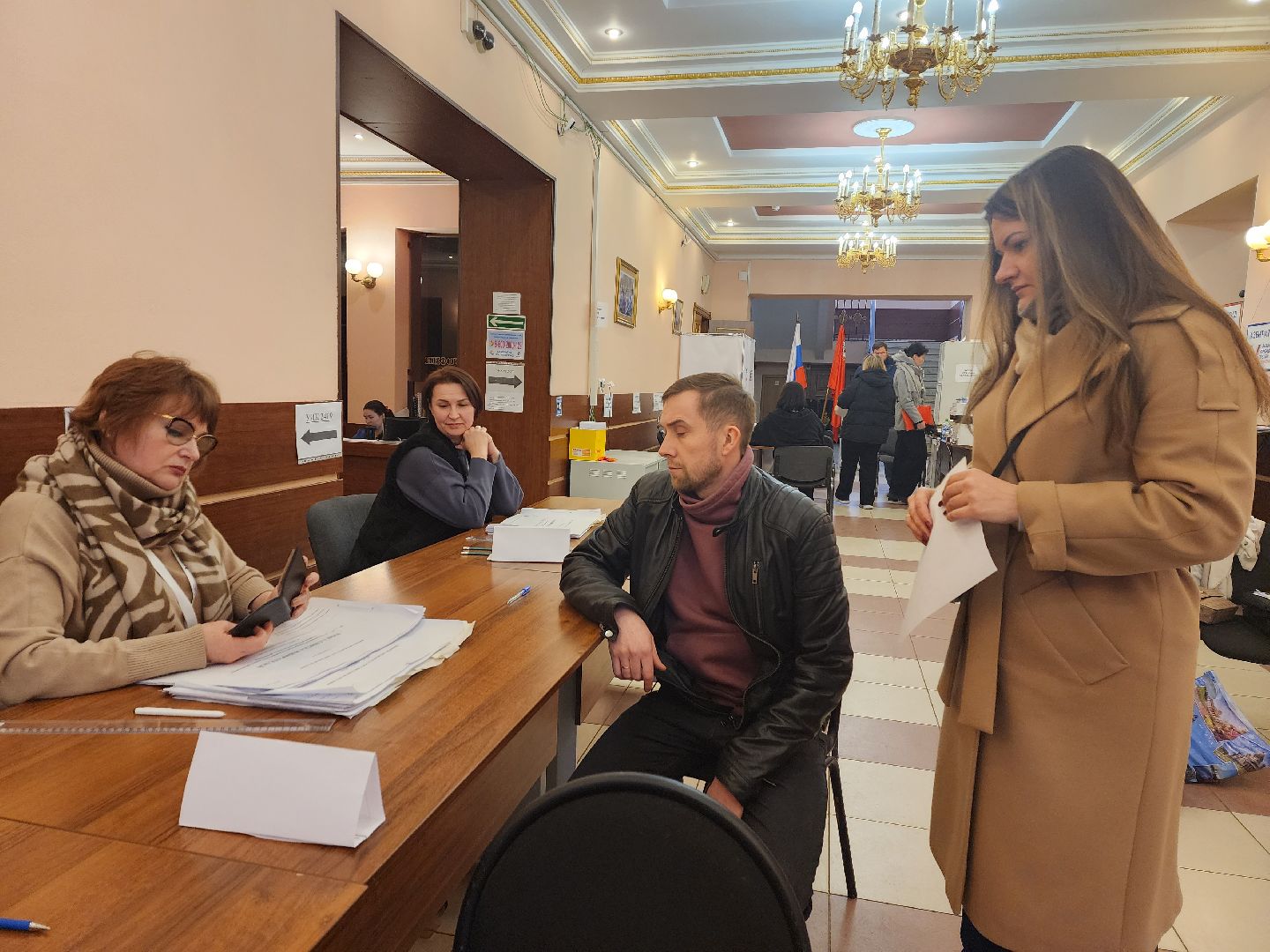 пушкино, голосование 2024, выборы президента 2024, молодая семья,