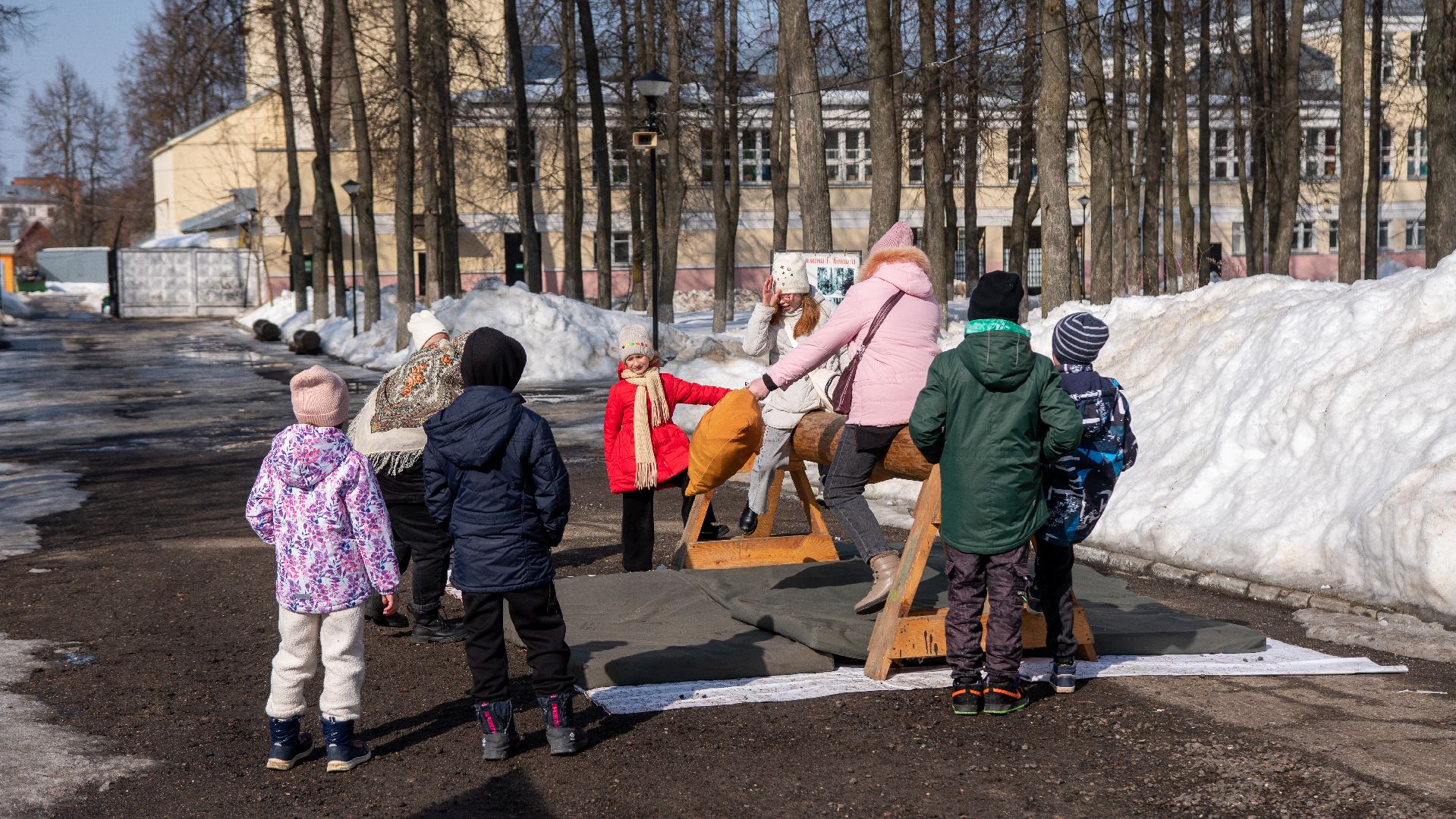егорьевск, масленица, праздник, народные гулянья, дети, взрослые, блины, чай, очаг,