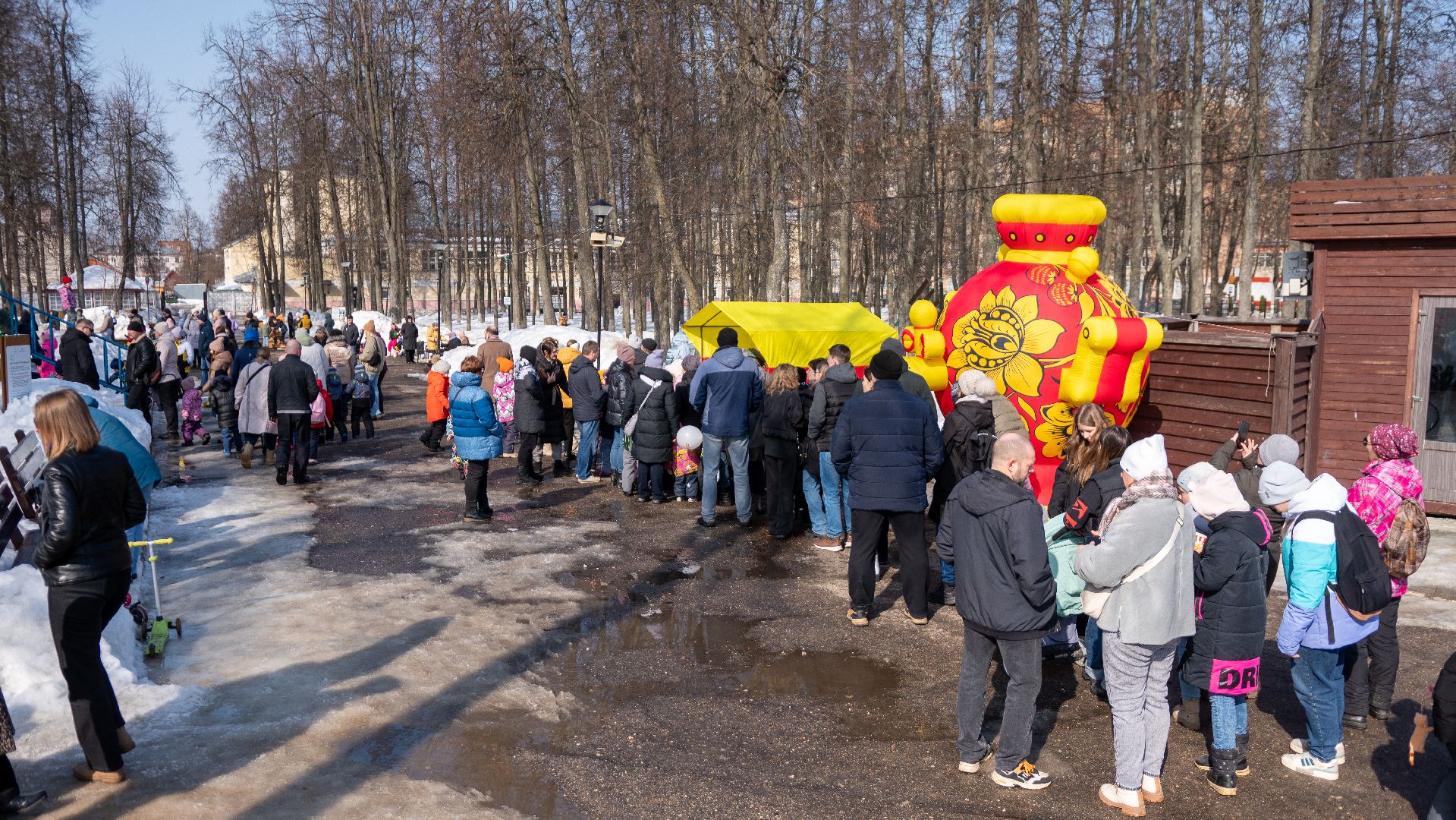егорьевск, масленица, праздник, народные гулянья, дети, взрослые, блины, чай, очаг,