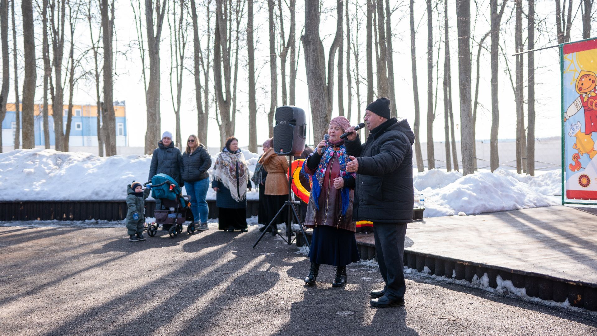 егорьевск, масленица, праздник, народные гулянья, дети, взрослые, блины, чай, очаг,