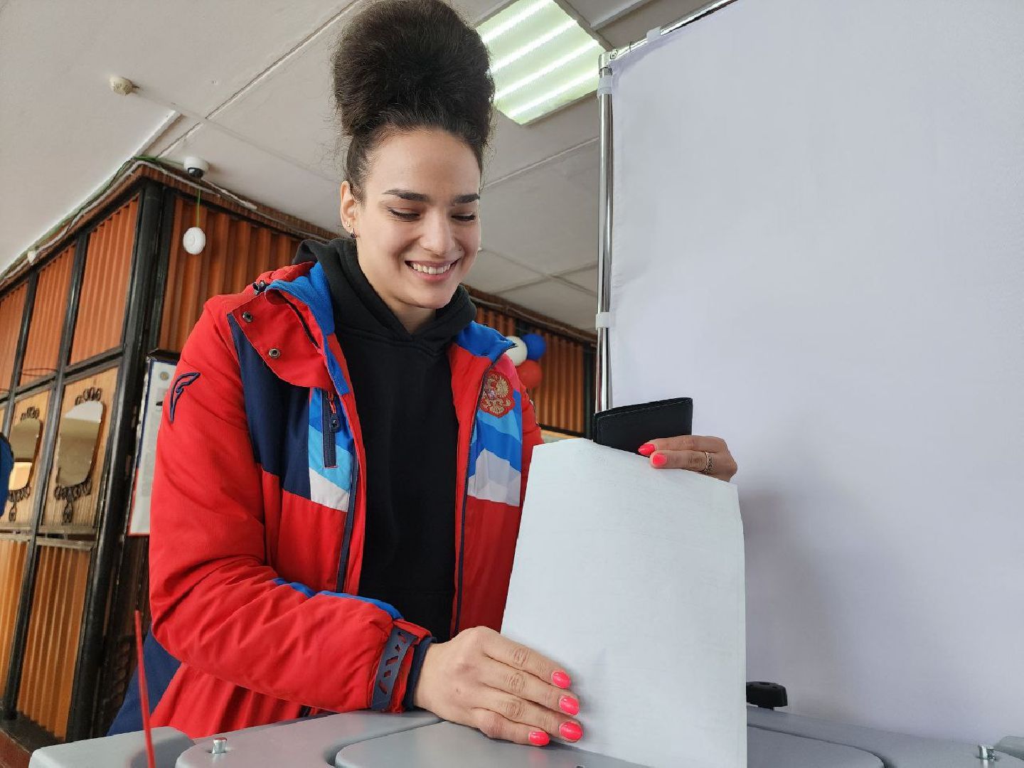 можайск, можайский городской округ, подмосковье выбирает, выборы 2024, выборы президента, чемпионка мира, карина черевань, спортсменка, выборы, выборы 2024, выборы президента россии,