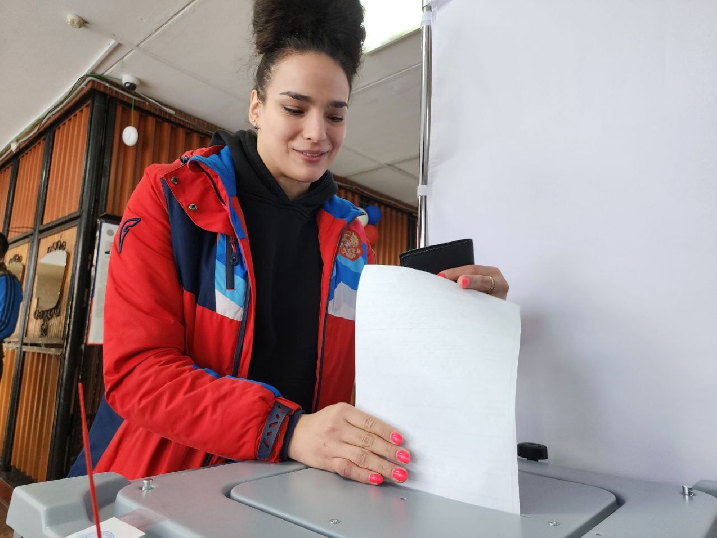 можайск, можайский городской округ, подмосковье выбирает, выборы 2024, выборы президента, чемпионка мира, карина черевань, спортсменка, выборы, выборы 2024, выборы президента россии,