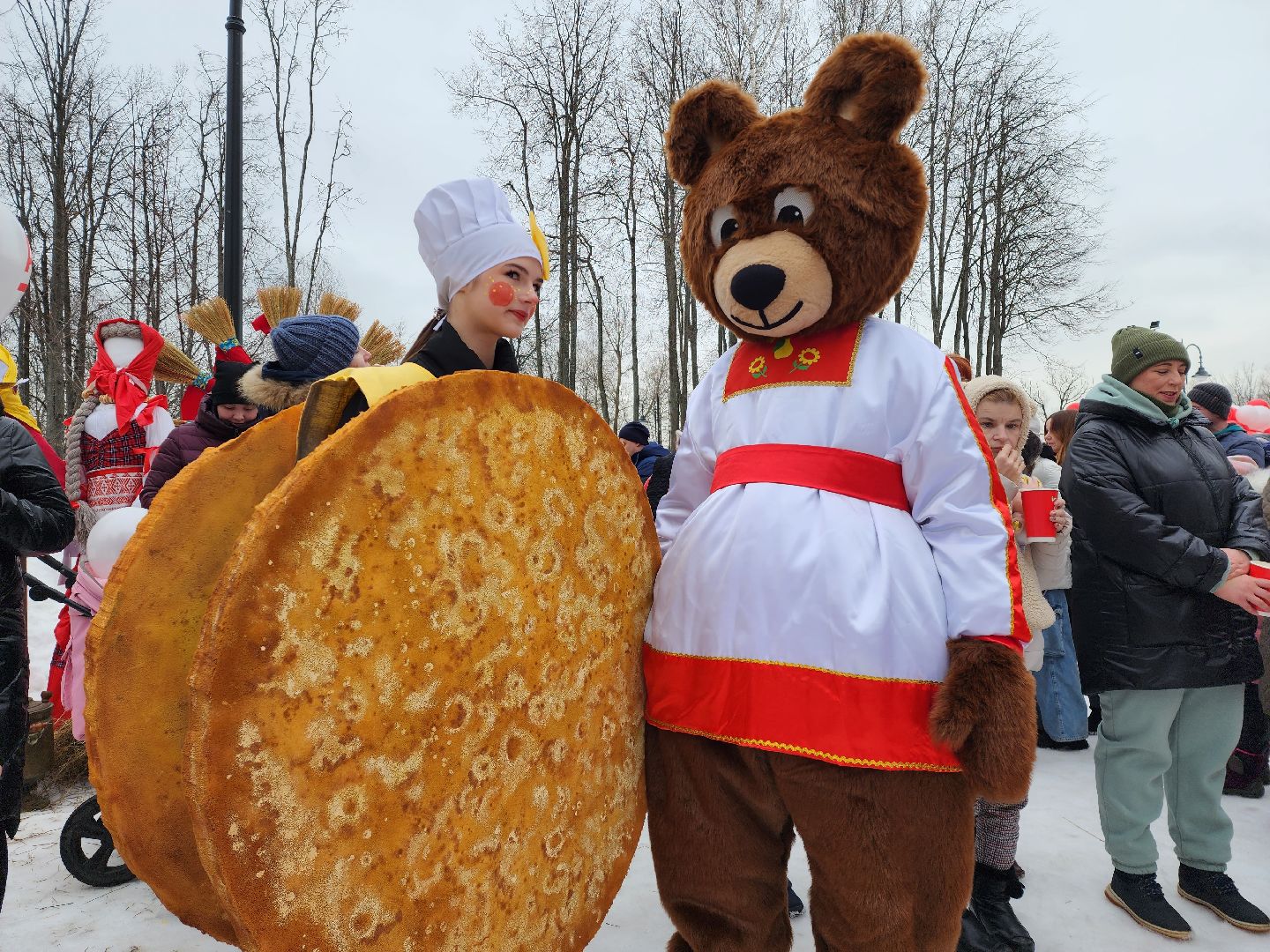 масленица, праздник, Парк, лобня,