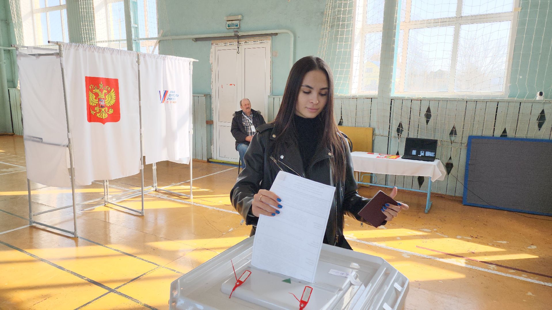 кашира, выборы президента, голосование 2024, стадион спартак, участник сво, семья участника сво,