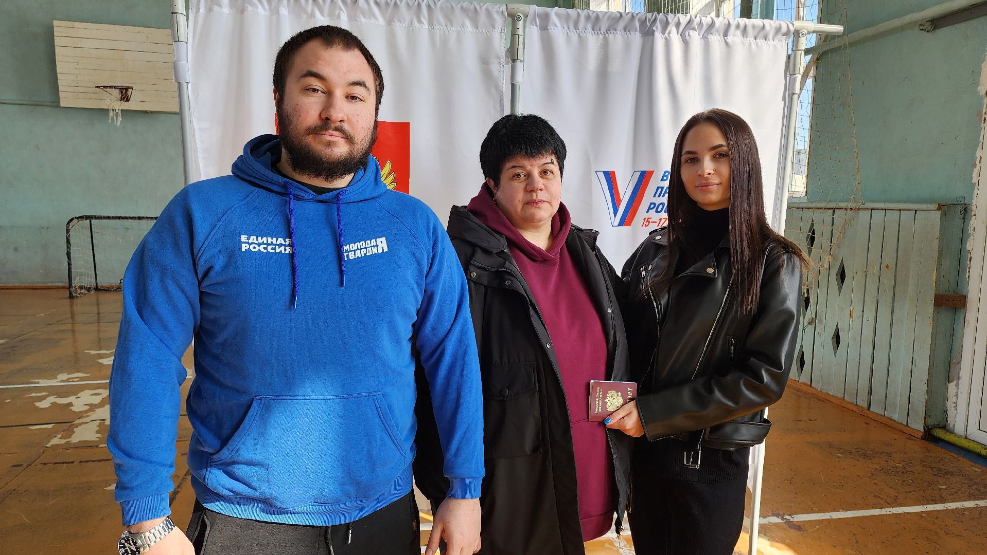 кашира, выборы президента, голосование 2024, стадион спартак, участник сво, семья участника сво,