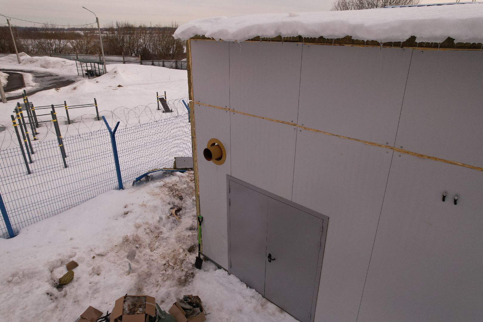 видео с коптера, клин, котельная, жкх,