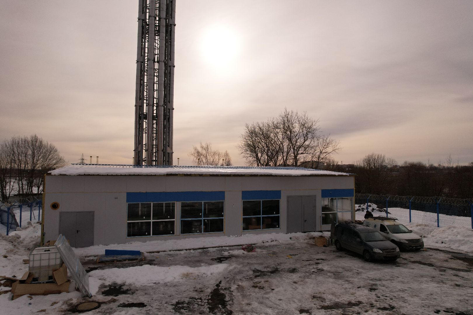 видео с коптера, клин, котельная, жкх,