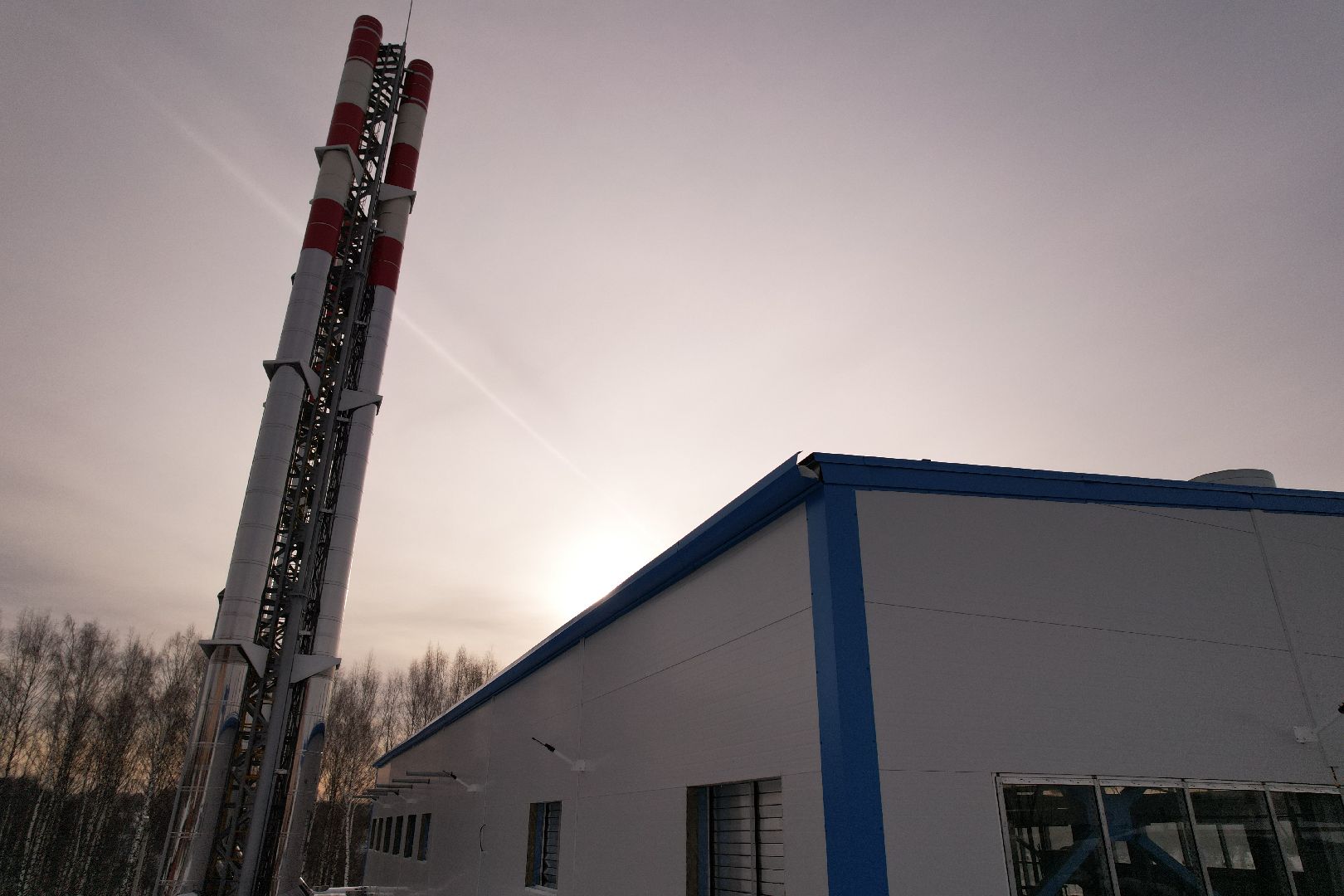 видео с коптера, клин, котельная, жкх,