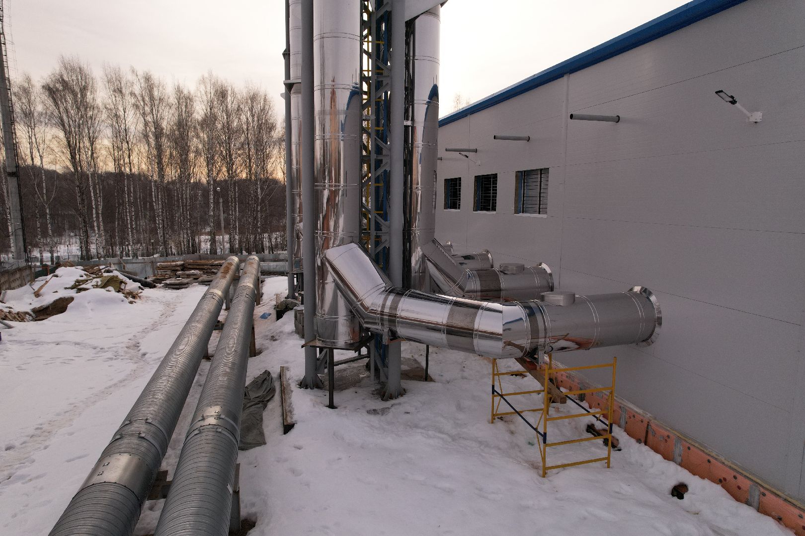 видео с коптера, клин, котельная, жкх,