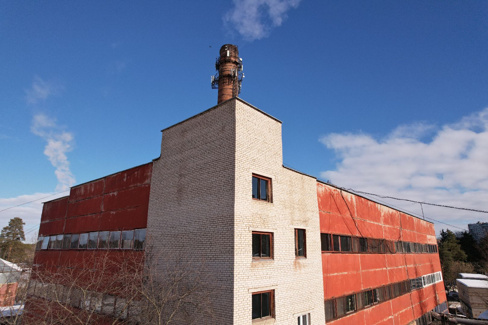 видео с коптера, королёв, жкх, котельная,