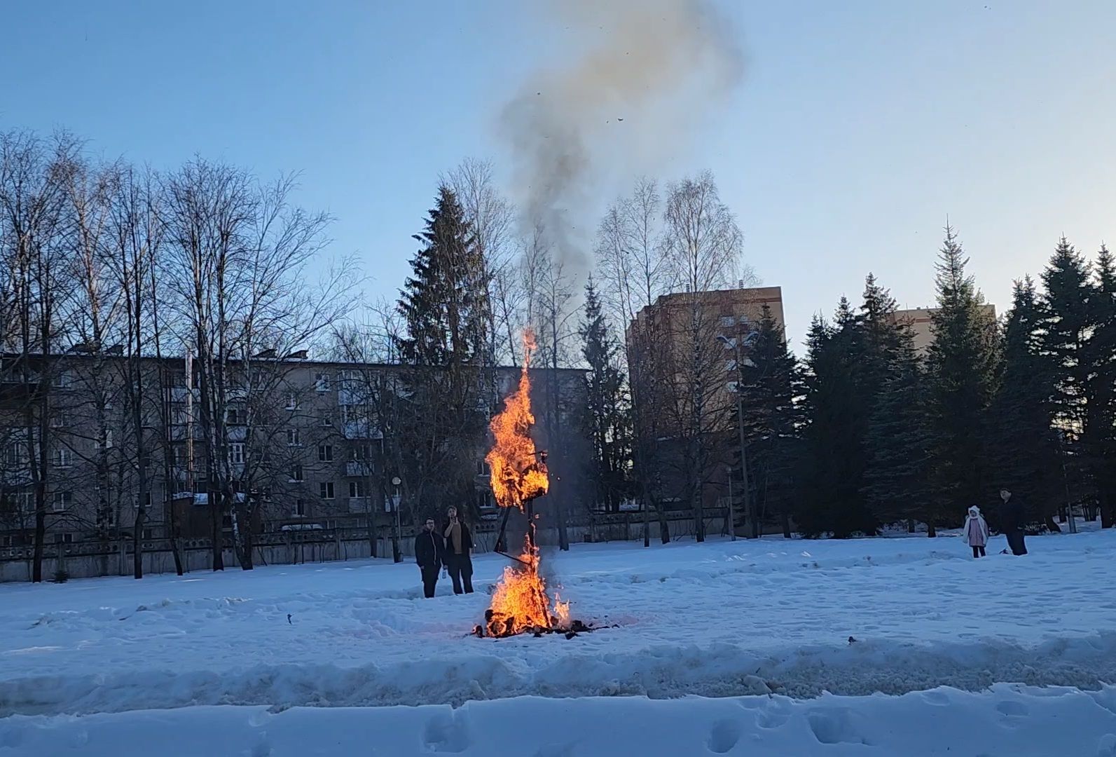 Масленица, Студенты, Университет, Дубна,