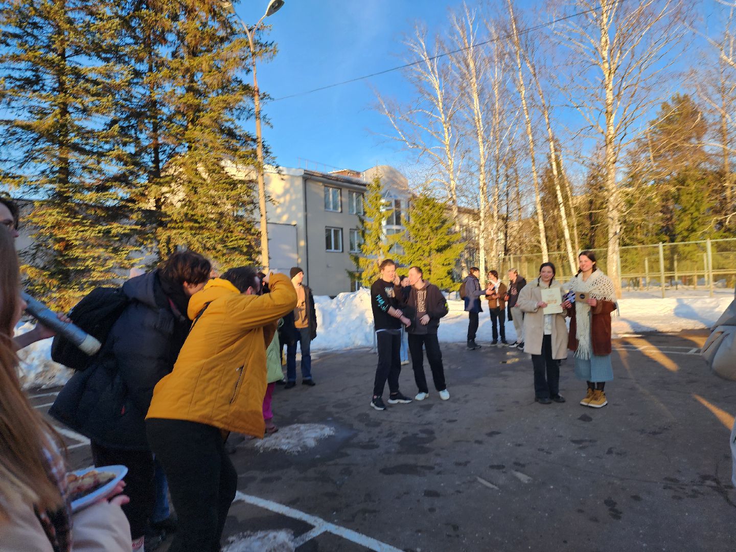 Масленица, Студенты, Университет, Дубна,