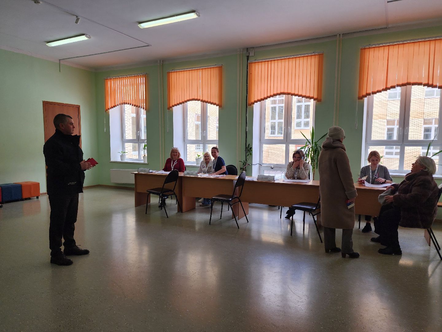 Подольск, выборы президента 2024, голосование, избирательный участок,