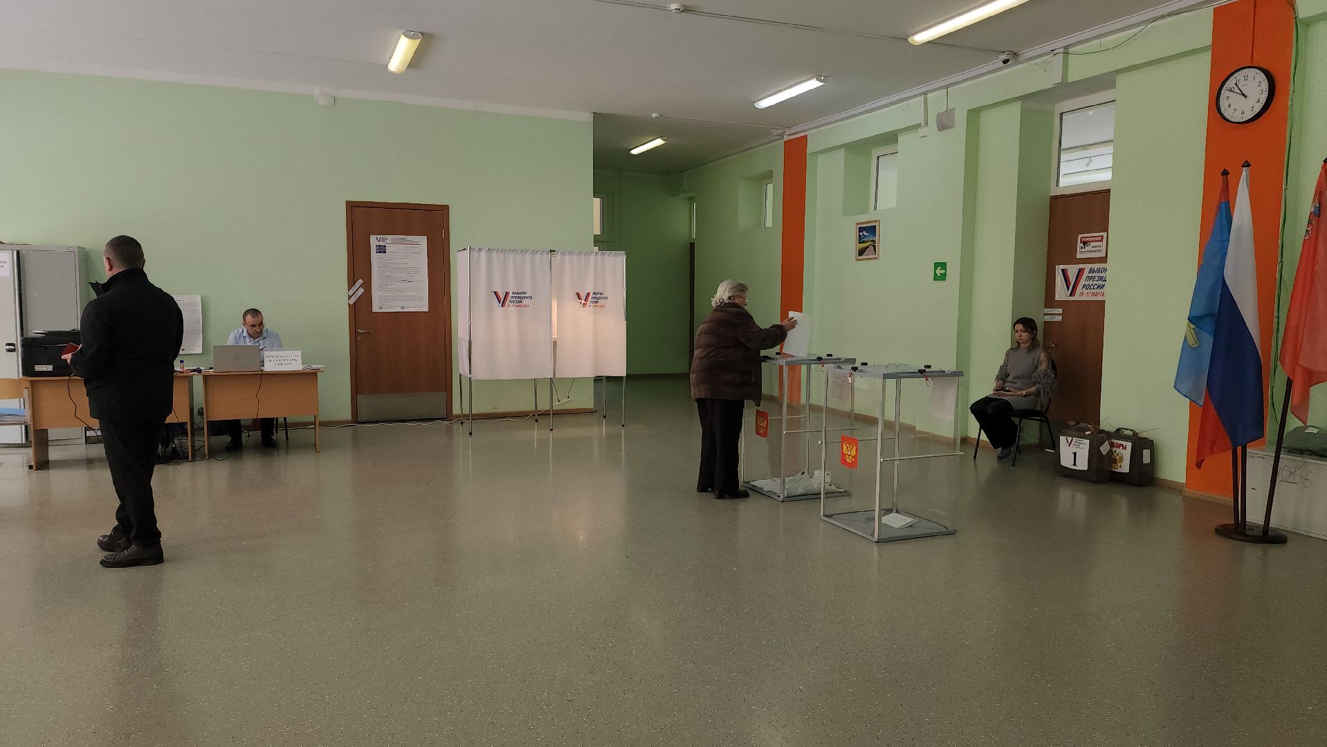 Подольск, выборы президента 2024, голосование, избирательный участок,
