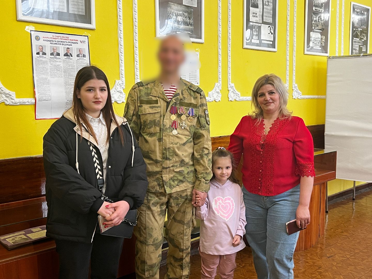 Солнечногорск, Голосование, выборы президента 2024, боец сво, избирательный участок,