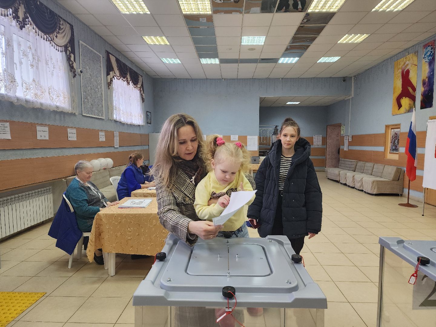 красноармейск, г.о. пушкинский, выборы президента рф, многодетная семья,