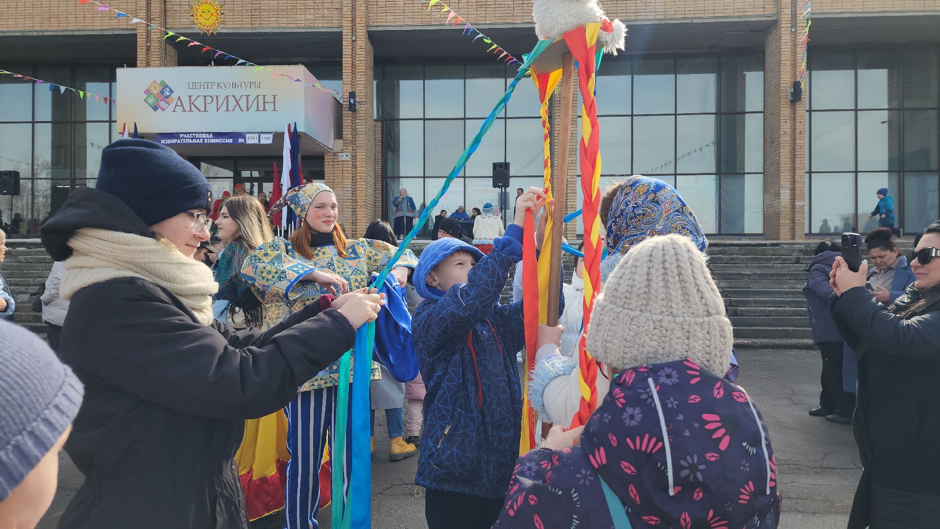 выборы Президента, голосование, Масленица, Старая Купавна, Богородский городской округ,