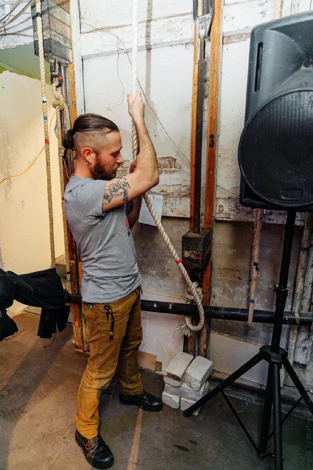 Театр, Орехово-Зуево, Заголовацкий, Зимний театр, закулисье, прадник