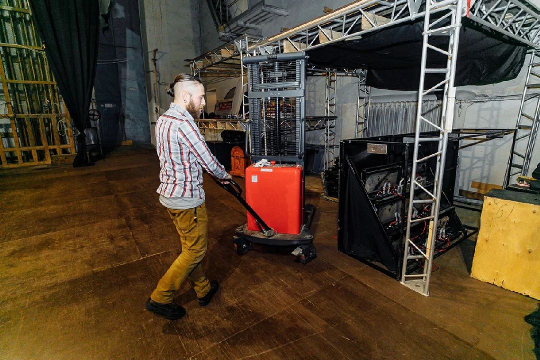 Театр, Орехово-Зуево, Заголовацкий, Зимний театр, закулисье, прадник