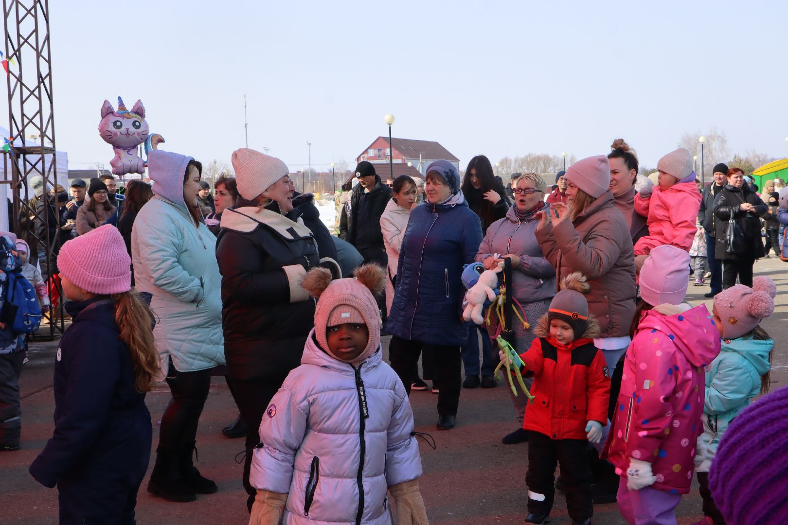 Серебряные Пруды, ПКиО Серебряный, парк Серебряный, Широкая Масленица, столб с подарками, масленичный столб, Узуново,