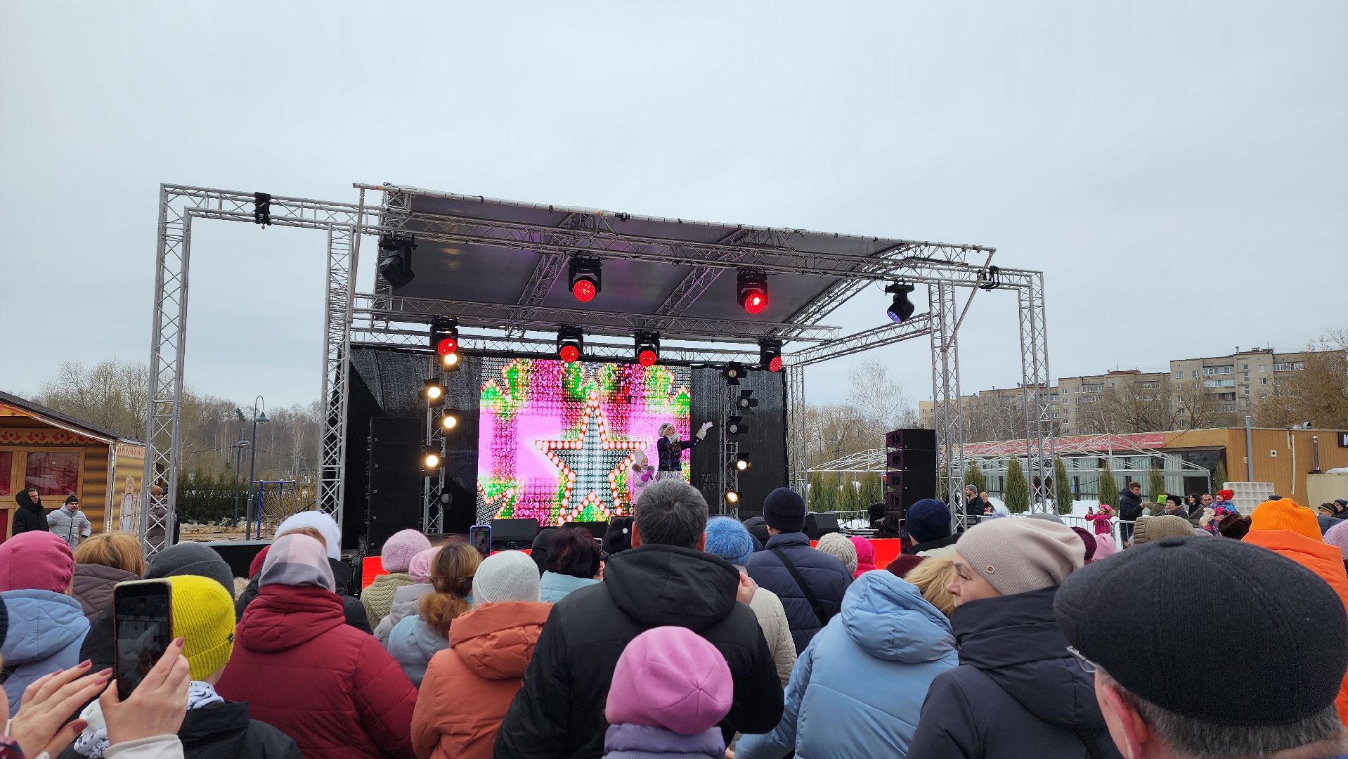 Солнечногорск, Масленица, Концерт, Народная песня,