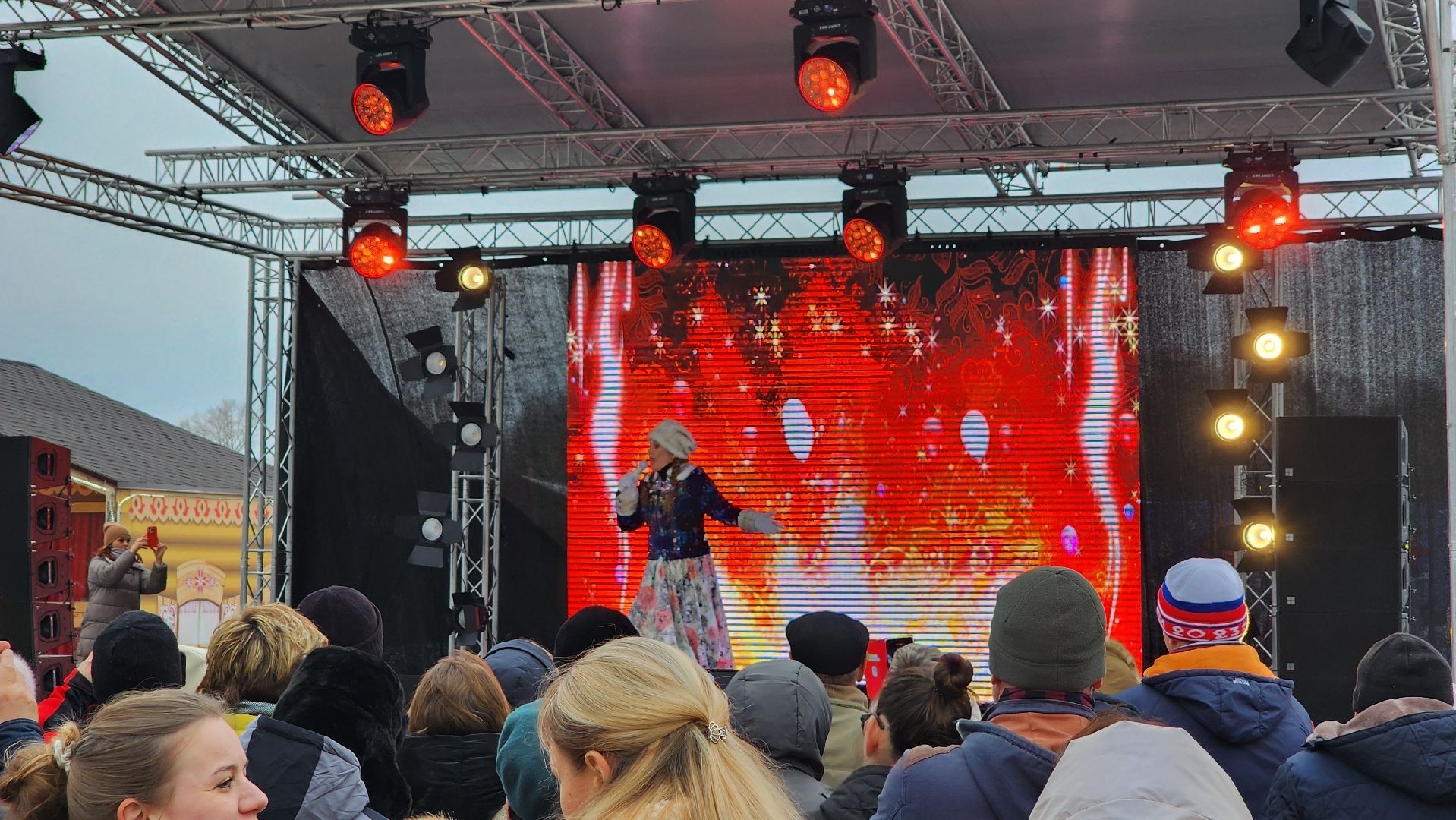 Солнечногорск, Масленица, Концерт, Народная песня,