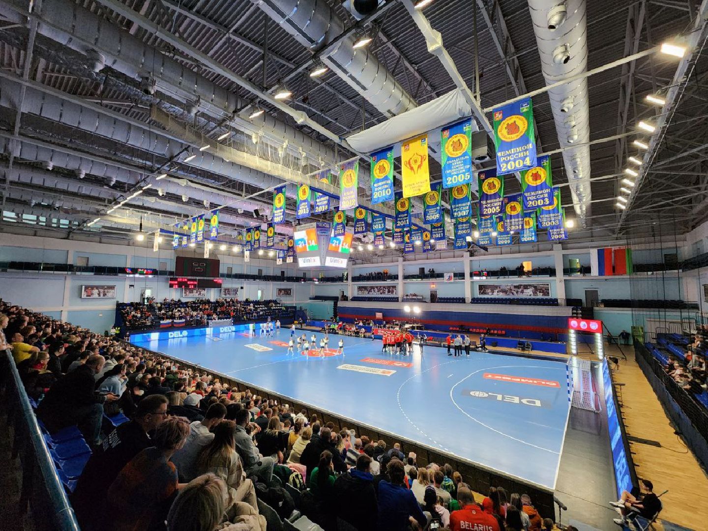 чехов, спорт, сборная россии, гандбол, победа, чеховские медведи, белоруссия,