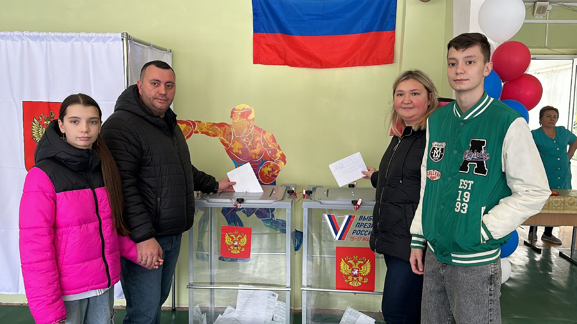 Клин, общество, выборы, выборы президента 2024, голосование, семьи,