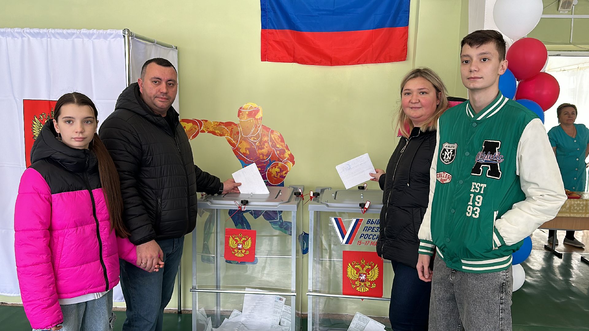 Клин, общество, выборы, выборы президента 2024, голосование, семьи,