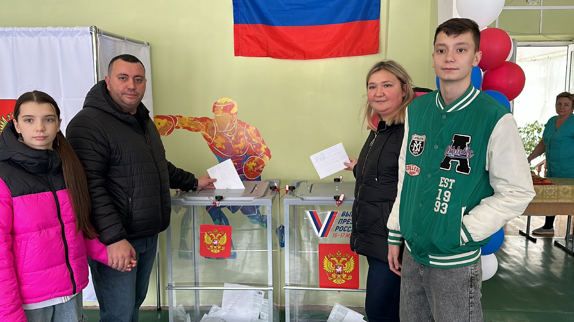 Клин, общество, выборы, выборы президента 2024, голосование, семьи,