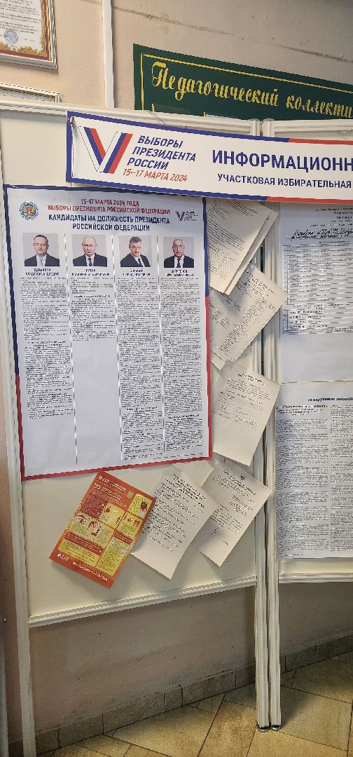 Выборы, выборы 2024, выборы президента 2024, Рошаль, Большая Шатура,