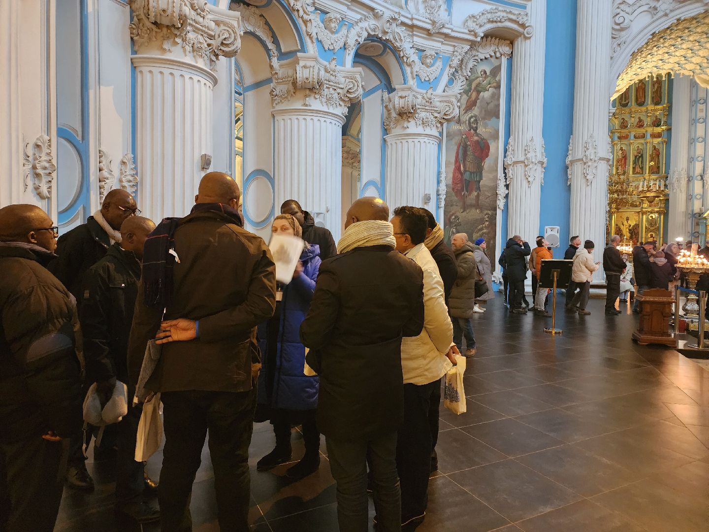 делегация, наблюдатели, монастырь,