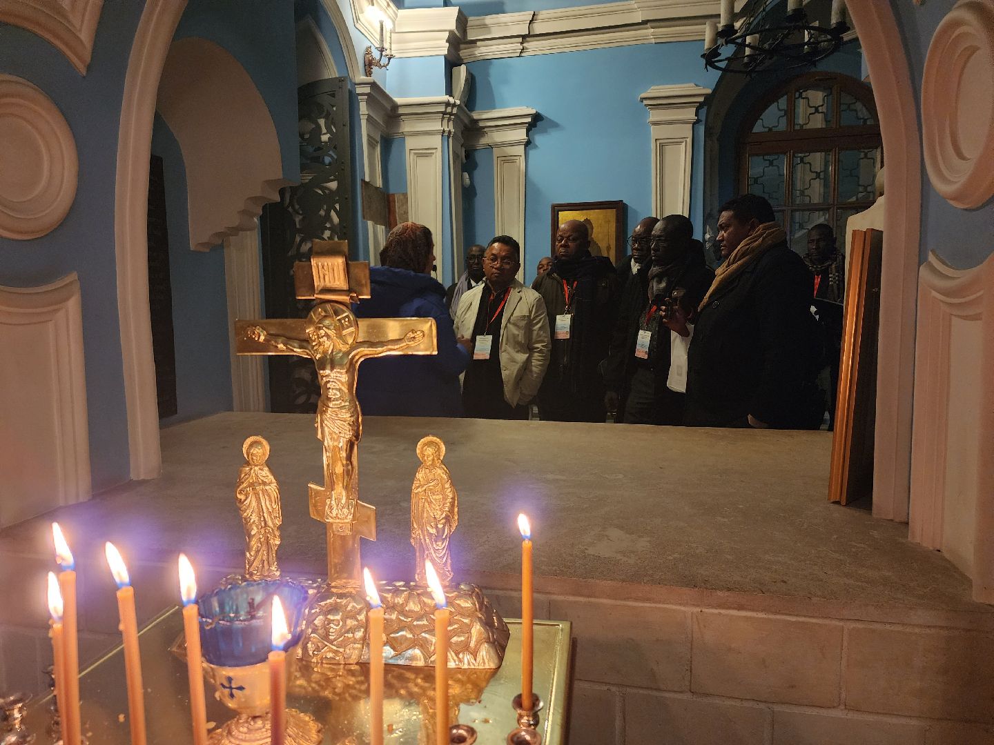 делегация, наблюдатели, монастырь,