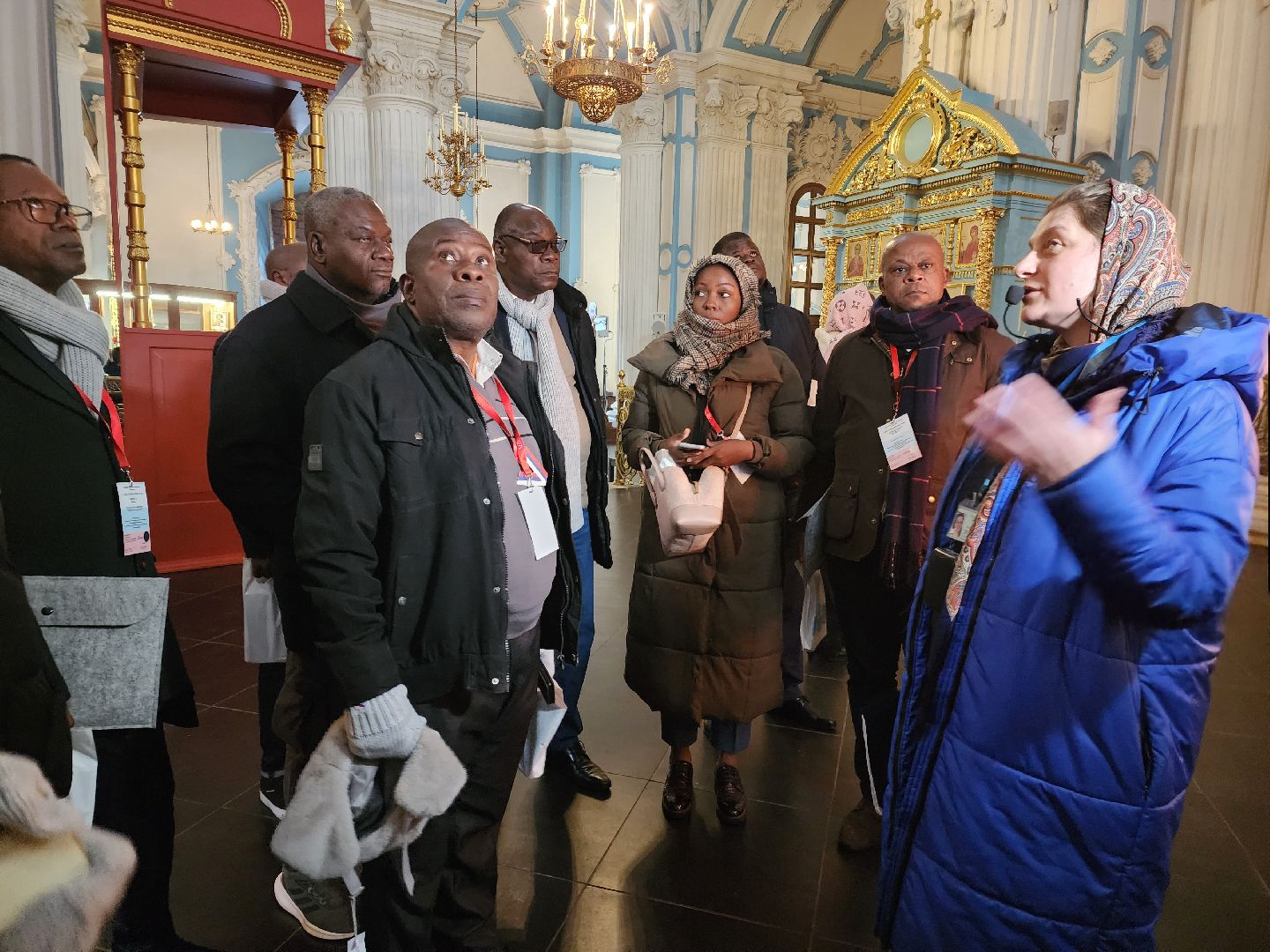 делегация, наблюдатели, монастырь,