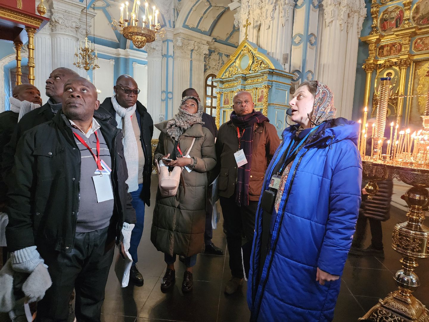 делегация, наблюдатели, монастырь,