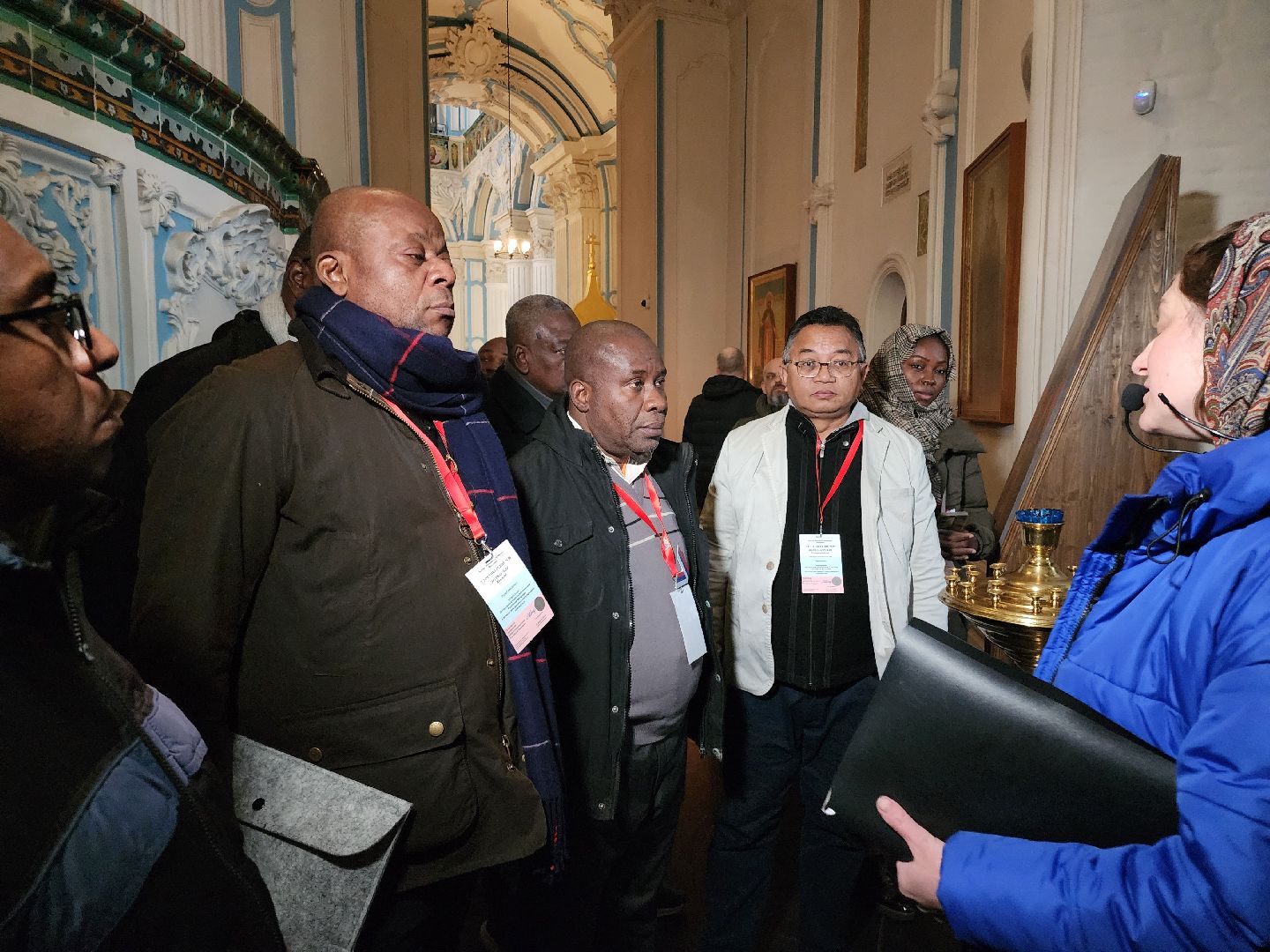 делегация, наблюдатели, монастырь,