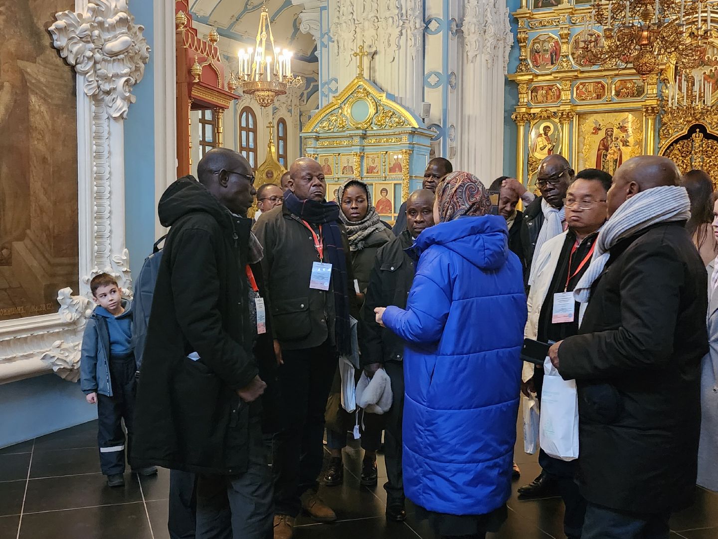 делегация, наблюдатели, монастырь,