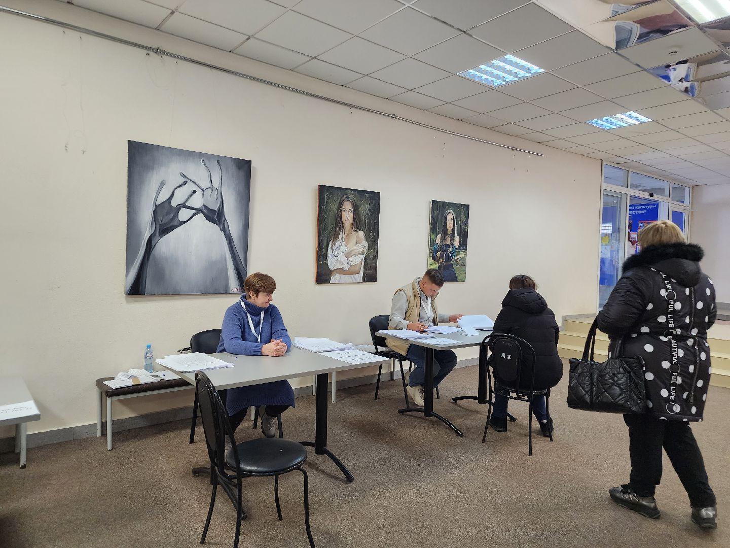 голосование, выборы президента, фрязино,