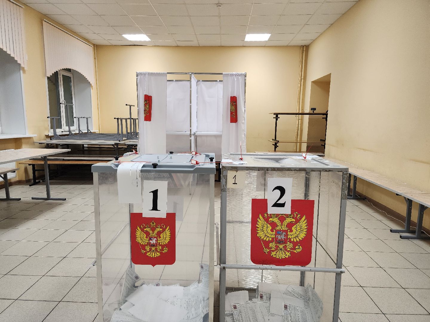 выборы Президента, голосование, избирательный участок, Старая Купавна, Богородский городской округ,