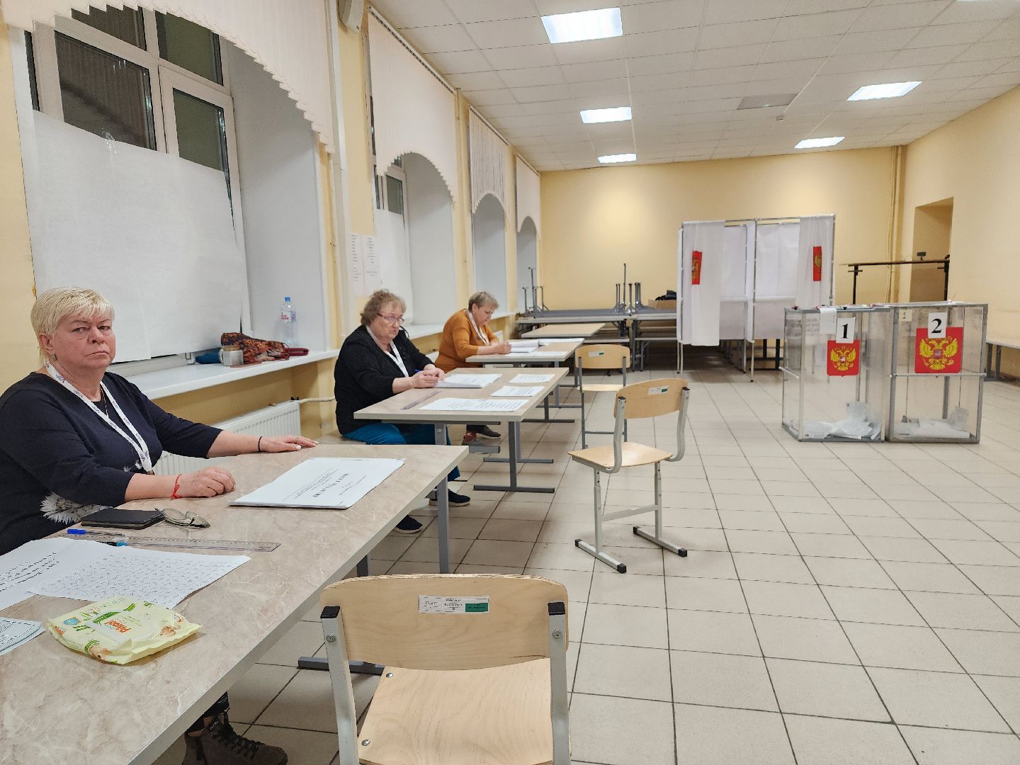 выборы Президента, голосование, избирательный участок, Старая Купавна, Богородский городской округ,