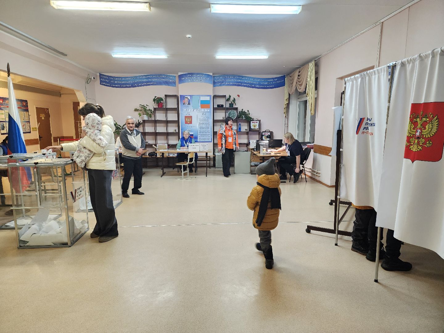 Подольск, выборы, многодетная семья, голосование,