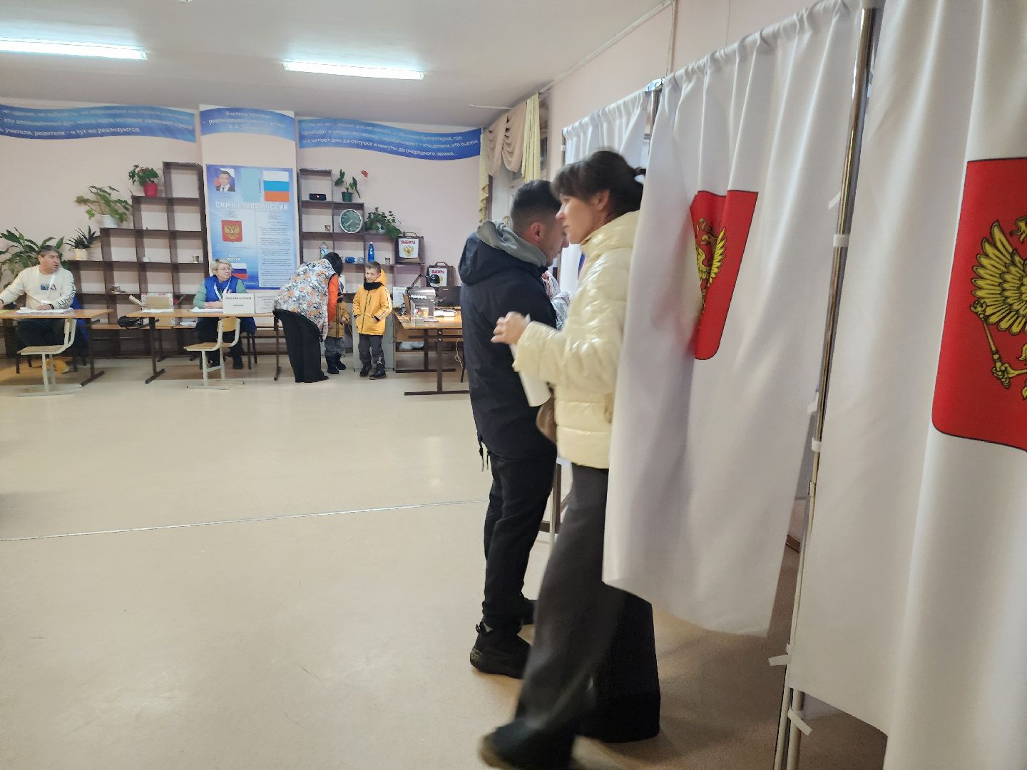 Подольск, выборы, многодетная семья, голосование,