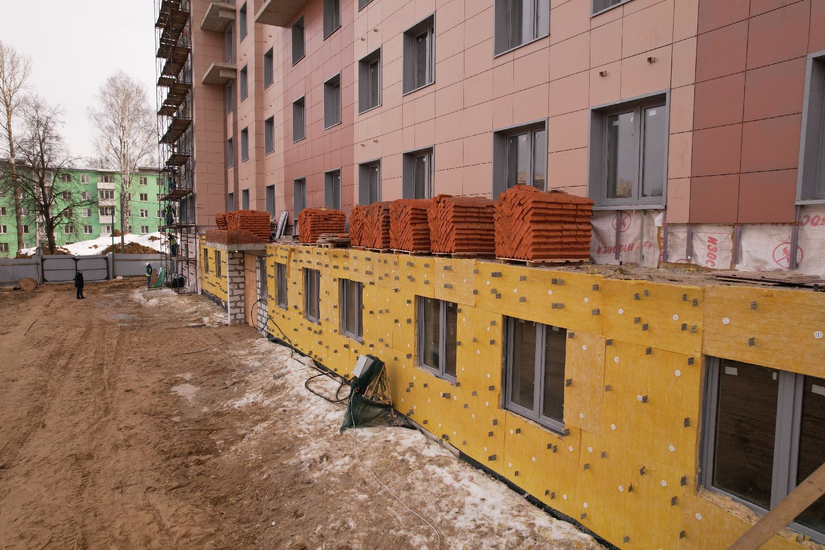 видео с коптера, дом, Клин,